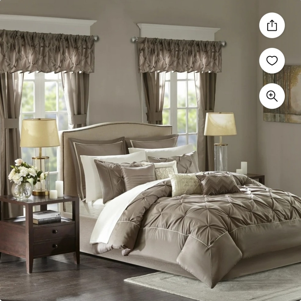 Madison Park Essentials Joella 24 Piece Room in a Bag in Taupe